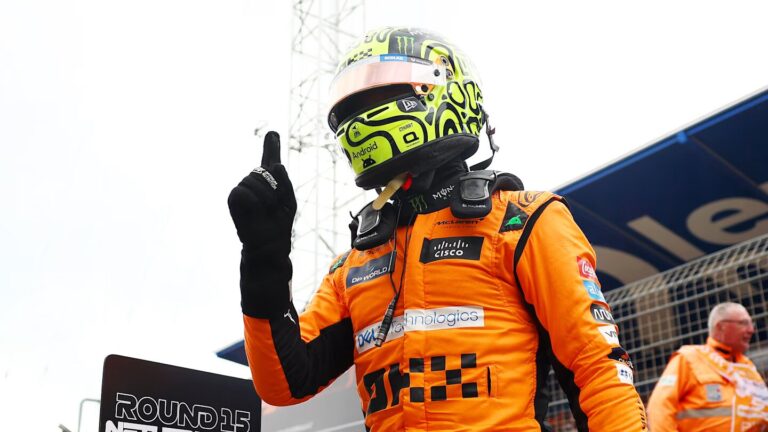 Norris logra la pole por delante de Verstappen y Piastri para el Gran Premio de Zandvoort de Fórmula 1