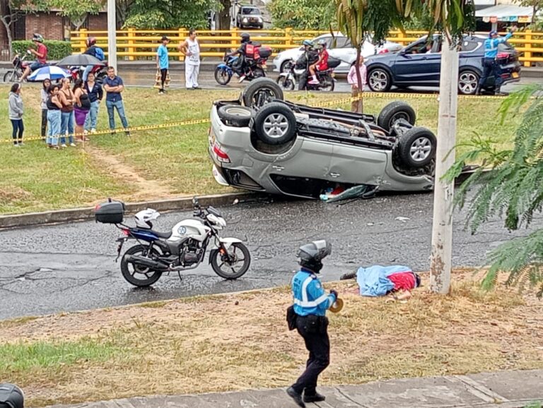 Un peatón falleció en accidente de tránsito en concurrida vía de Ibagué