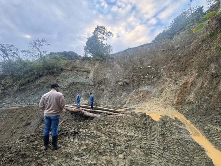 Varias carreteras de la zona rural de Ibagué afectadas por el duro invierno de las últimas horas