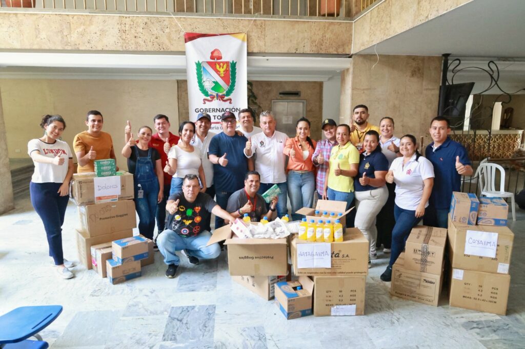 Gobernacion envió elementos de protección e insumos a hospitales del Tolima para atención de emergencias por incendios