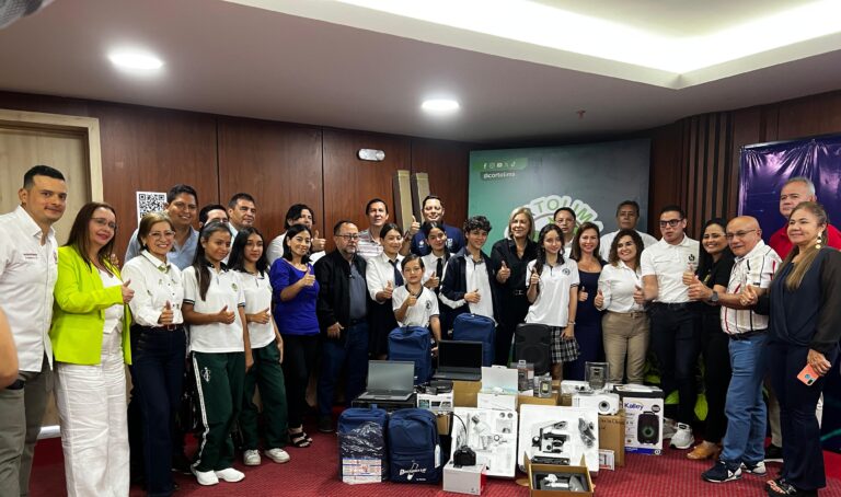 Instituciones Educativas de Ibagué recibieron aulas interactivas ambientales de la Gobernación del Tolima