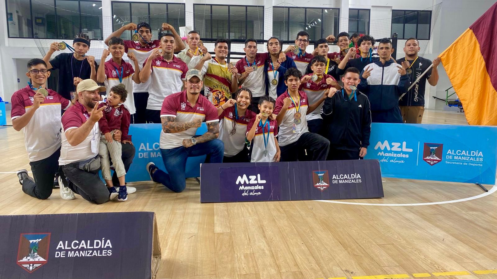 Deportistas de Muay Thai del Tolima subieron al podio nacional en torneo de Manizales